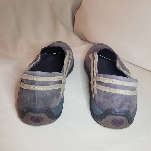 NWOT Merrell willow chocolate suede slip ons - Picture 3 of 9